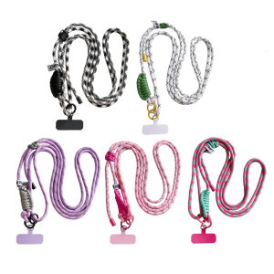 Multiple Color Retractable Mobile Phone Lanyard Cord Strap Easy to Store in Bags Ideal for Shopping and Daily Errands
