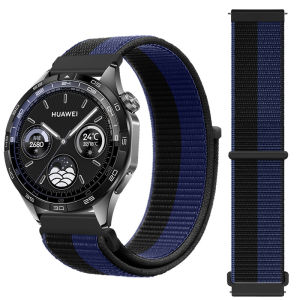 สายไนลอนสำหรับ Huawei Watch 2 / 2pro / 3 / 3pro / 4 / 4pro / Ultimate / Buds，สายแบบปลดออกรวดเร็วสำหรับ Honor Watch Magic / Magic2 / ES / GSpro / 4pro / GT1 / Dream / GS3 / GS4 กล้องสปอร์ตสำหรับผู้หญิงและผู้ชาย สไตล์