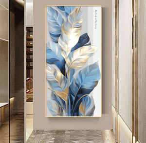 Entrance Hall Decorative Painting Hallway Wall Art Corridor Hanging Painting Living Room Landscape Painting New High-End Entrance Hall Art