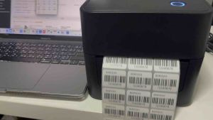 (32x25mmx5000ดวง) BARIGAN กระดาษความร้อนสำหรับทำฉลากสินค้า ไม่ต้องใช้หมึก