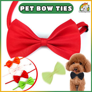 Dog Bow tie Adjustable Cat Bow Ties Bowknot for Cat Pet Collar Decor Necktie Party Wedding Supplies