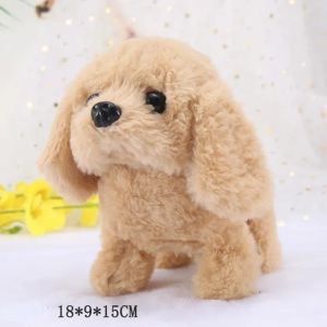Electric Plush Dog Toy for Kids Simulation Teddy Corgi Dog Tail Wagging Ass Shaking Toy