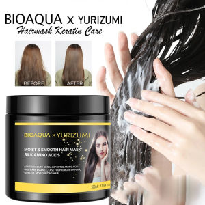 Yurizumi Hair Mask Smooth And Moisten Masker Rambut Ala Salon 500g - Creambath Hair Mask BPOM