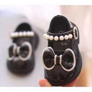 RR Shop28 - Sepatu anak perempuan baby kids flatshoes docmart lucu model pita mutiara / sepatu anak cantik terbaru size 21-25 bisa cod / bayar di tempat