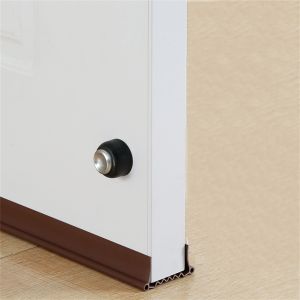 SG（Ready Stock)Door Seal Wave strip upgraded version 96CM insect-proof dust-proof windproof soundproof thickened PVC dust-proof strip