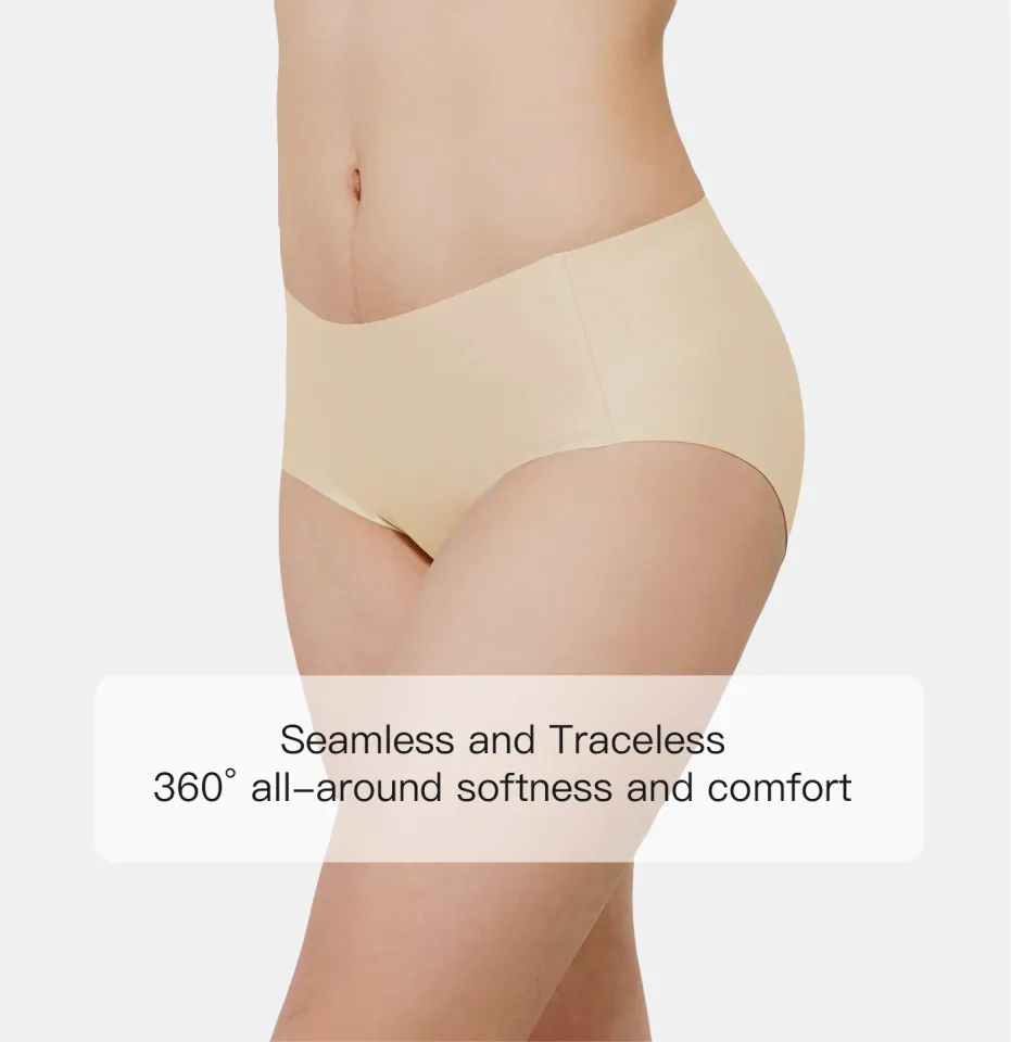 3pcs/set Plus Size Women's Seamless Elastic Sporty Underwear