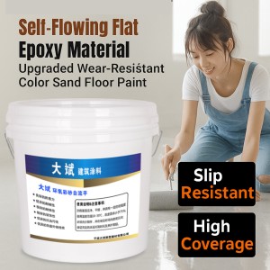 Upgrade Epoxy Coloured Sand Floor Paint Wear-Resistant Waterproof And Non-slip Epoxy Flooring Paint Self-Leveling Cement Floor Paint