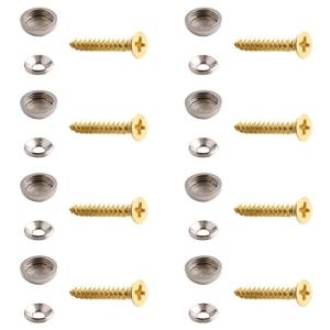 8 miếng ốc vít bằng đồng chắc chắn với mũ hình bán cầu gương giải pháp lắp ráp đồ ngũ kim đồ nội thất an toàn