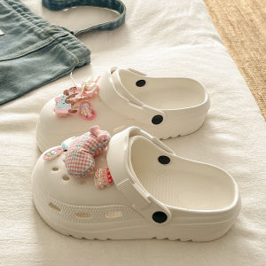 [Free Shipping] Song Xiaoke Beach Summer Sandals Cute And Casual Thick-Soled Beach Clogs For Women 2026 New Style