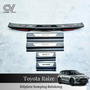 Paket Sillplate Samping Belakang Mobil Toyota Raize Non LED