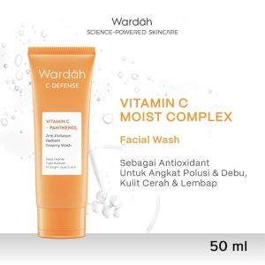 WARDAH C-Defense Energizing Creamy Wash 60ml 100ml || Wardah Pembersih Wajah