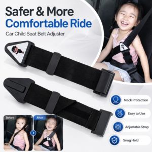 Kids Car Seat Belt Adjuster Anti Choke Neck Protector Shoulder Pad Baby Seat Belt Clip Positioner Car Seat Accessories