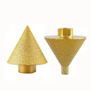 （Bangkok）ดอกสว่านเพชร1ชิ้นล้อเจียร M10ขัดเกลียวกระเบื้องเซรามิกเอนกประสงค์ขนาด38/50มม. การตัดแบบเรียว