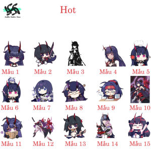 Honkai Impact - Set 10/15 Sticker HoT/Herrscher of Thunder - Raiden Mei game Honkai Impact  hình dán trang trí laptop điện thoại chống nước chống xước