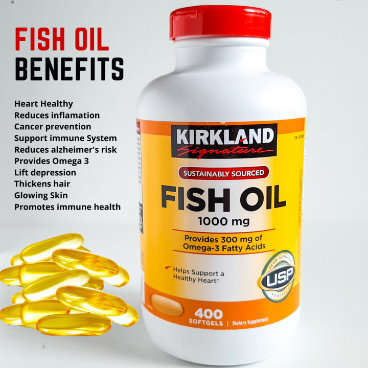 Kirkland signature omega 3 fish online oil