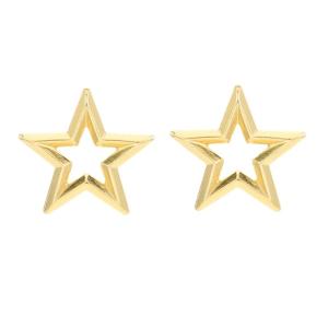 Vintage Bean/Star/Floral/Butterfly/Coral Stainless Steel Ear Studs Earrings for Women Fashion