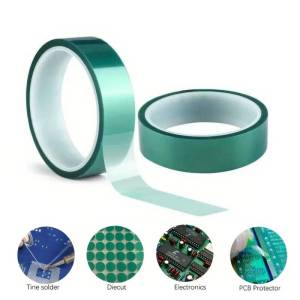 Heat Resistant Tape Insulating Tape Masking PET Insulation Spray Paint Tape 20mm*33M