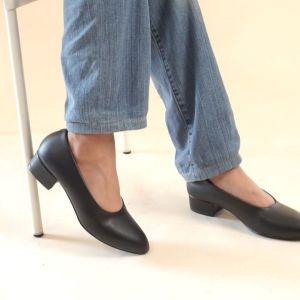 Sepatu Wanita Putih Size 3536373839404142434445 Pantofel Jumbo Kerja Kantor