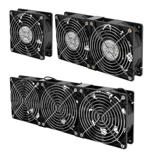 High CFM 120mm AC Axial Cooling Fan Two Ball Bearing 110V 120V With Switches Power Cord For Ventilation Exhaust Projects