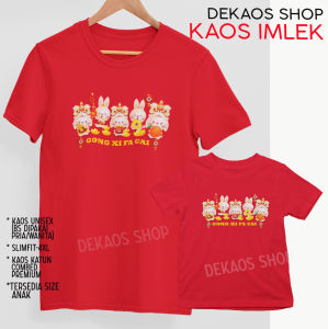 BAJU IMLEK 2023 / KAOS IMLEK TAHUN KELINCI / KAOS IMLEK 2023 / BAJU SINCIA / KAOS GONG XI FA CAI / KAOS IMLEK KELUARGA / KAOS SINCIA KELUARGA / KAOS CHINESE NEW YEAR / KAOS COUPLE IMLEK / BAJU IMLEK PRIA WANITA DEKAOS SHOP 2550 5BUNNY