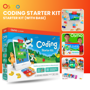 Osmo Coding Starter Kit for iPad - Educational Games STEM Toy Block Coding for Age 5+ (iPad Base Included)