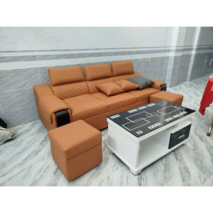 Sofa Da PU Sang Trọng 3m Kèm Bàn Trà - Phong Cách Hiện Đại - TH Ngọc Mai - BH 2 Năm