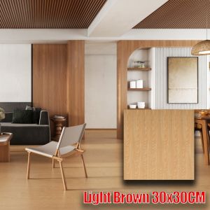 PVC Floor Stickers 1.5mm Thick Wooden 91X15CM Vinyl Self Adhesive Waterproof Tiles For Home Office Flooring