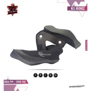 Busa Pipi Helm Njs Kronoz Size S M L XL XXL Cheek Pad Wings Spon Samping Half Face