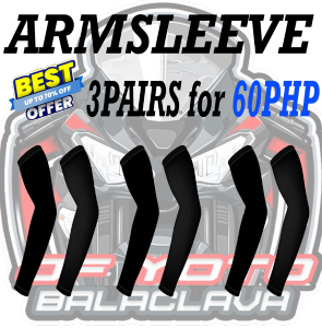 3PAIRS ARMSLEEVE for Motorcycle Helmet Protection HALF face Cover All Around