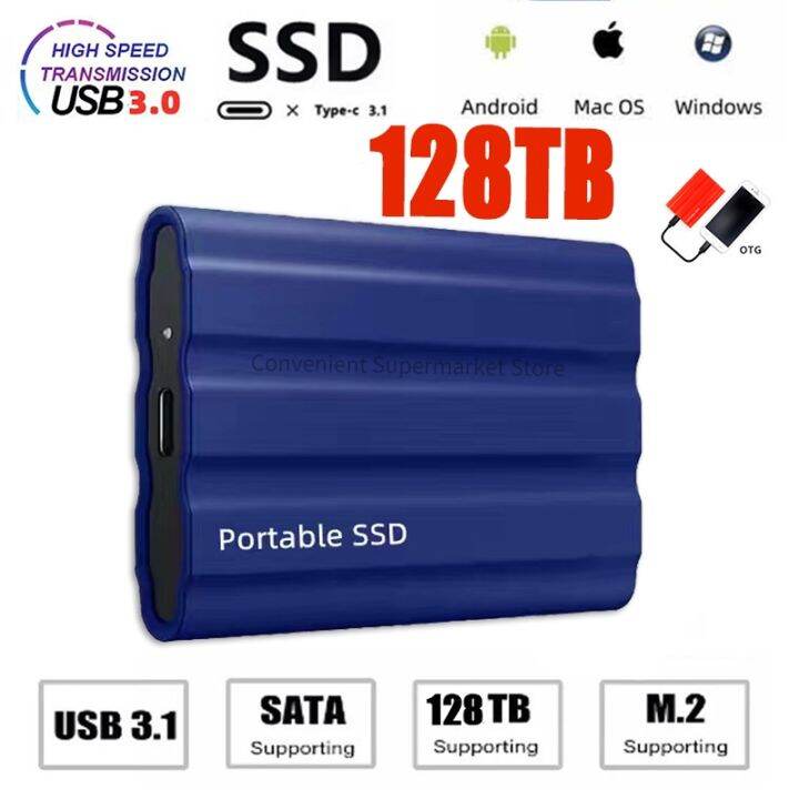 Ssd External Mobile Solid State Drive Flash 128tb 30tb Typec Usb31 8tb Mini Slim High Speed 0701