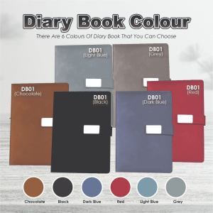 A5 Diary Book Gift Set / Pen / Fountain Pen/ Engraving / Custom Name / Magnetic Diary Book / Gift Set / Malaysia