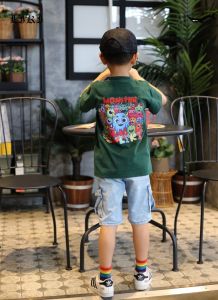 เสื้อยืดเด็ก LIKI KIDS X LIKI KIDS X MONSTER2 สร้างสีสันให้กับลูกด้วยเสื้อยืดลายน่ารักๆ