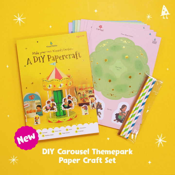 [Ready Stock] Wizard Within DIY Paper Craft DIY Themepark Paper Craft set Gift For Kids