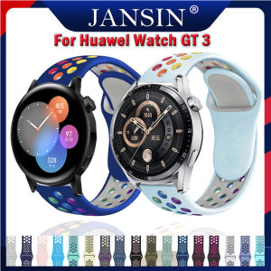 Silicone Strap For Huawei Watch GT 3 42mm 46mm Breathable bracelet For huawei watch gt 3 SE Band sport wrist bracelet
