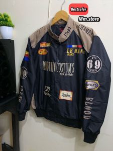 Jaket NASCAR Full Bordiran Anti Air Bisa Dipakai Pria & Wanita