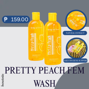 Top Selling Pretty Peach Intimate Feminine Wash - pH Balanced Daily Cleanser For Women Gentle Formula With Natural Ingredients Odor Protection Refreshing & Soothing Care Safe For Sensitive Skin Help Maintain Freshness Personal Hygiene Essentials