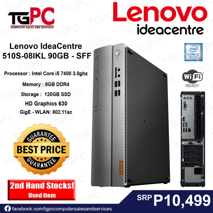 Lenovo IdeaCentre 510S-08IKL 90GB - SFF Core i5 7th 7400 3.0 Lenovo IdeaCentre 510S-08IKL 90GB - SFF Core i5 7th 7400 3.0