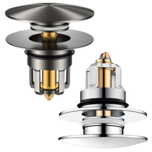 Copper Kitchen Sink Drain Strainer AntiClogging Sink Stoppers Sink Bounce Cores Strainer Basket Easy to Use