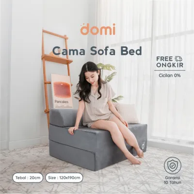 Domi Cama Sofa Bed 120x190 / Kasur Trifold Sofabed Minimalis