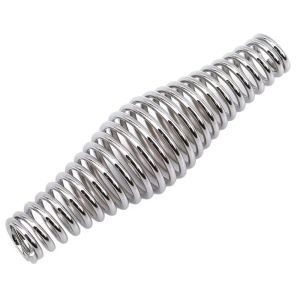 FLYING 11CM Length BBQ Handle Heavy Nickel Plated Steel Elasticity Steel Smoker Handle Heavy Duty Spring Handle Grill Handle Barbecue Grill