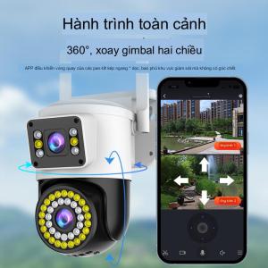 Top 10 Camera Xoay 360 Độ Bán Chạy Nhất - Tự Lắp Camera Tại Nhà - Camera Yoosee 2 Mắt 4.0MPX Siêu Nét - Ống Kính Kép Góc Rộng Xem Màu Ban Đêm Xoay 360 Độ Phát Hiện Chuyển Động Và Theo Dõi Tự Động Đàm Thoại 2 Chiều
