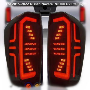A pair Navara  NP300 D23 Led Tail Lamp  Lights Rear Brake Turn signal Reverse Light Fit For 2015-2022 Nissan Navara  NP300 D23 tail light