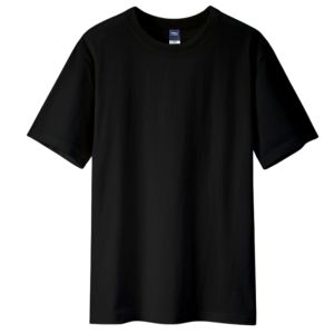 Kaos Oblong Distro Pria Wanita Polos Hitam Lengan Pendek Bahan Katun Premium