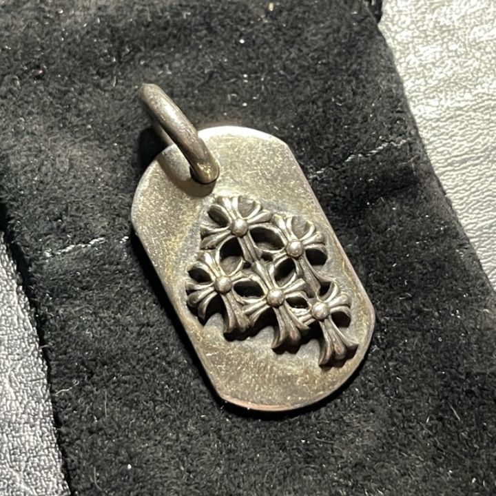 AliciaShop NEW Chrome Hearts cemetery cross dog tag | Lazada Thailand