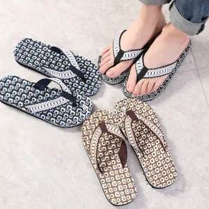 [Free Shipping] Summer Trendy Mens Massage Flip-Flops Wedge Heel Beach Casual Slippers