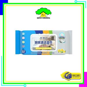 MI-C1090 Tisu Basah Dapur Pembersih Minyak Isi 50 Lembar Praktis Serbaguna / Kain Lap Basah Tissue