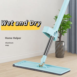 NICOLA 360 Rotation Flat Mop Floor Cleaning Microfiber Squeeze Mop Floor Clean Automatic Dehydration