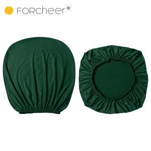 FORCHEER Office Chair Cover Spandex Computer Chair Slip Cover Elastic Solid Colors 2pc set