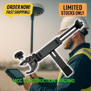 Controller Holder Bracket RTK Range Pole Phone Holder Bracket for Tablet Data Collector