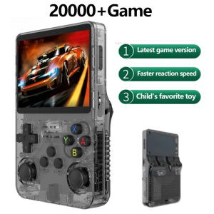 25000+Game Console R36S Playstation Game Boy Retro Handheld Video Game Console Linux System 3.5 Inch IPS Screen Portable Pocket